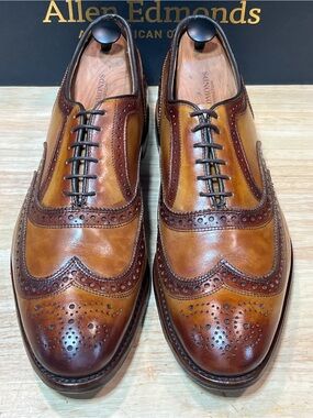 Allen Edmonds McAllister Men’s Leather Wingtip Oxfords w/ Patinas Sz11.5D  🇺🇸